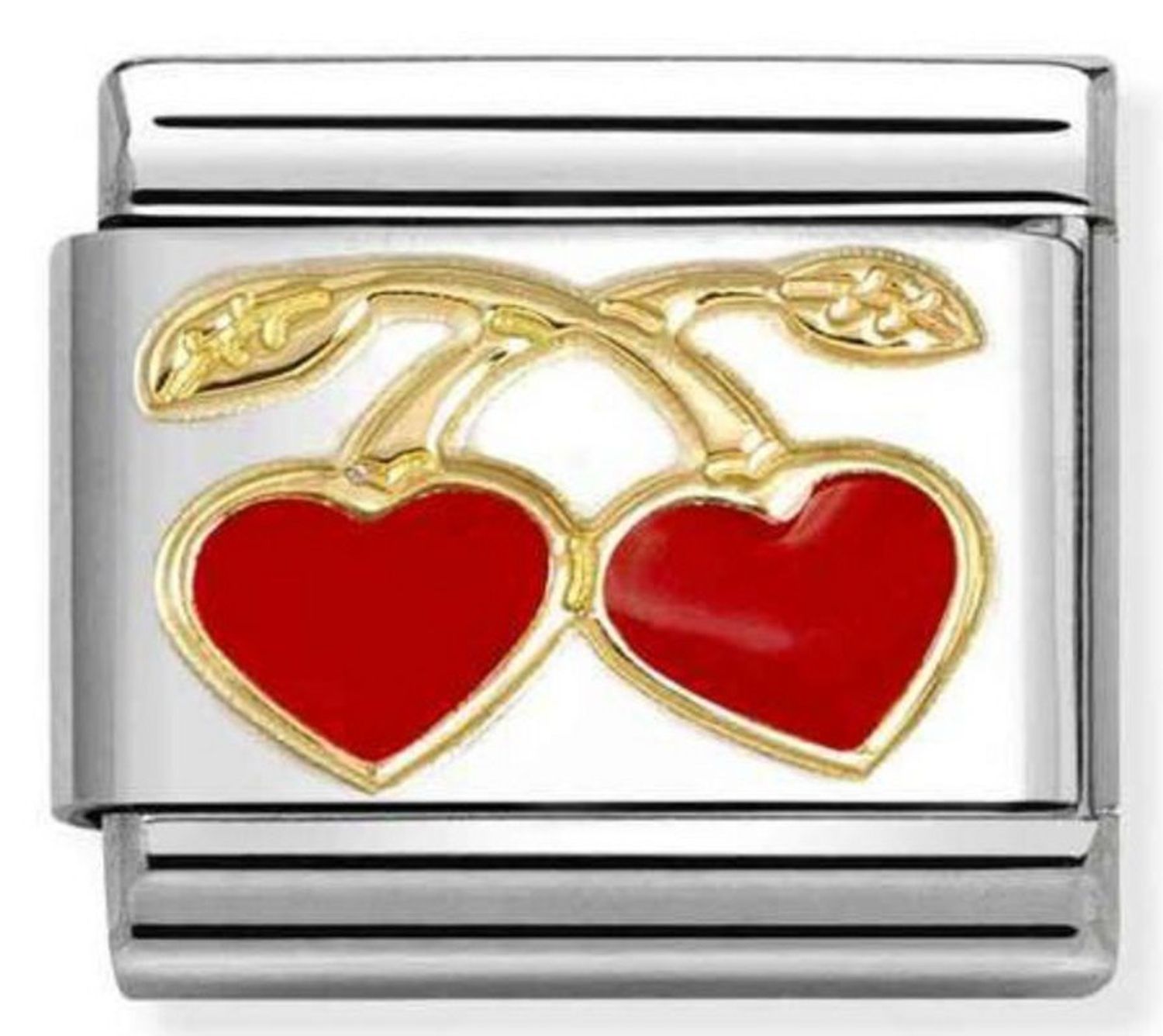 Charms Nomination Link 18K zawieszka charms Wiśnie serca 030207 55.jpg